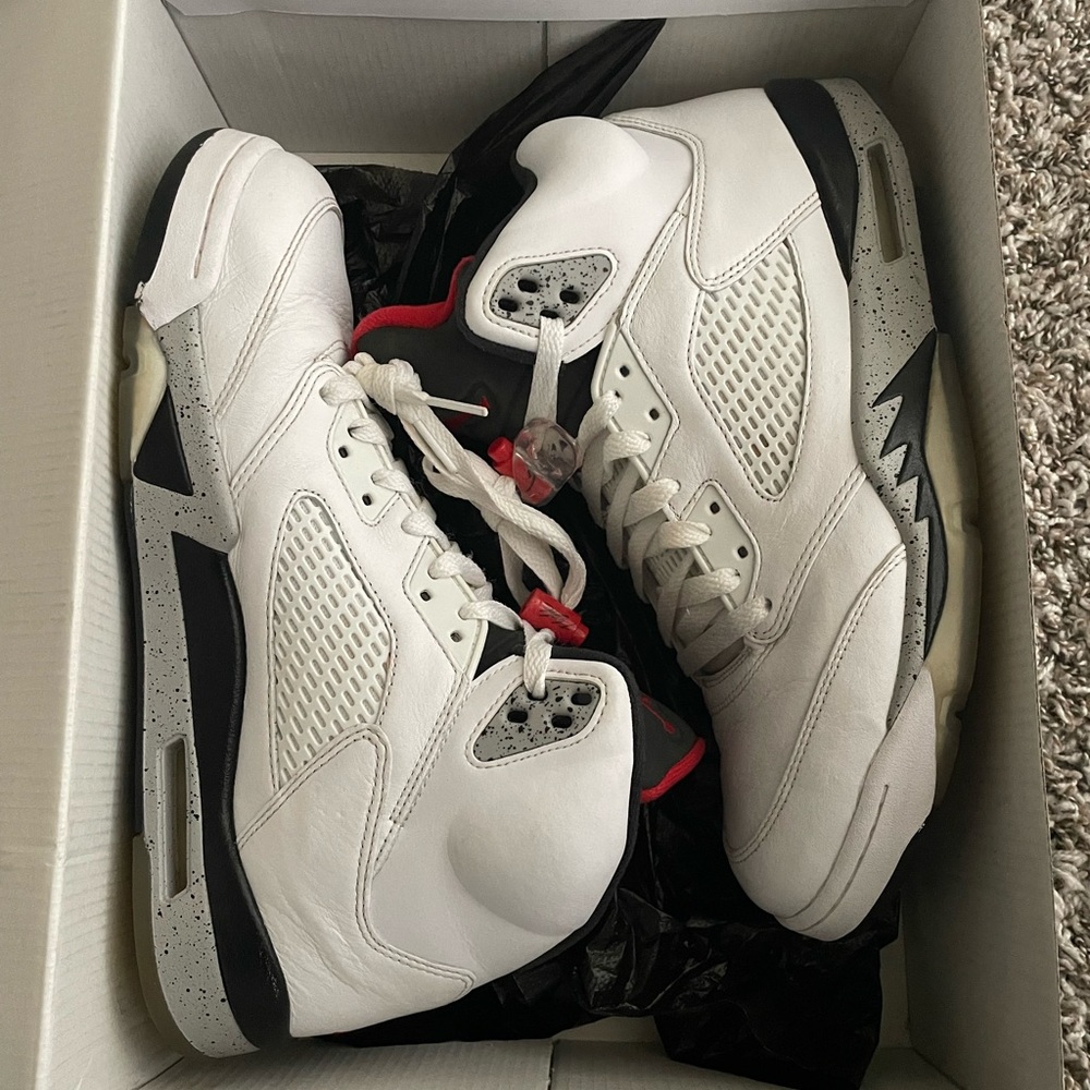 Air Jordan 5 (White cement)